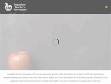 Tablet Screenshot of coquitlamteachers.com